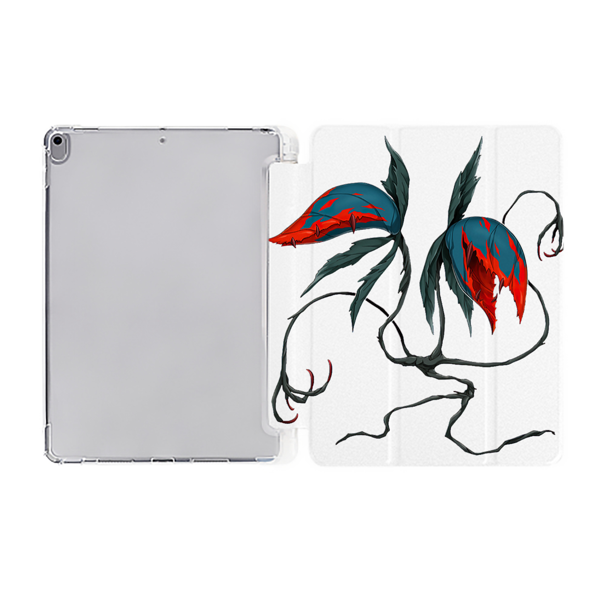 （画像用） 遊☆戯☆王 Yu-Gi-Oh! IPad ケース ペン収納付き 三つ折りスタンド PUレザー×シリコン 対応機種9.5/10.5/10.9インチ